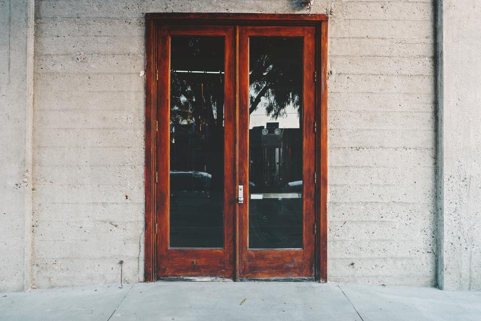 Entrance doors to a Rothwell home